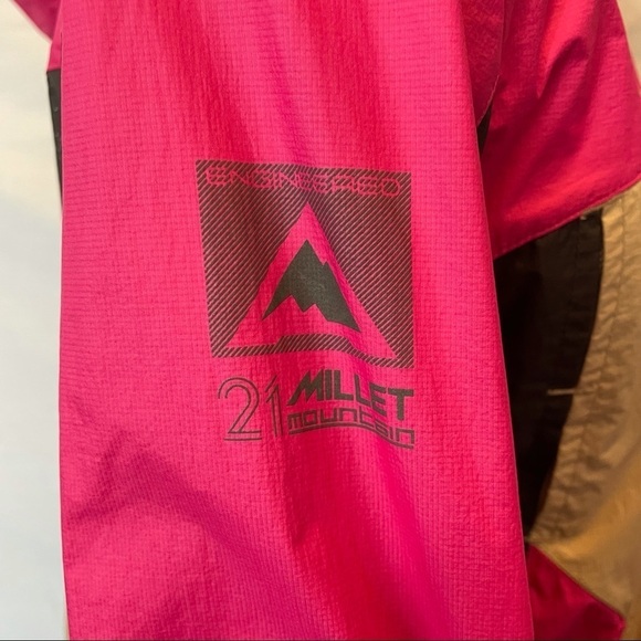 Millet Ladies Unlined Tan, Black, Pink Jacket - Picture 8 of 13